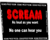 Scream Sign