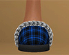 Blue Slippers Plaid (F)