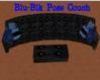 MBA~ Blu-Blk Pose Couch