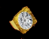 <N> Gold Pinky Ring V1