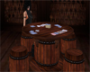 Saloon Table Barrel