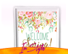 Welcome Spring Wall Art