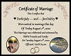 Jim July Marriage Cert