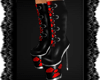 [*A]Blk BioHaz Red Boots