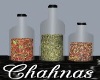 Cha`Herb Bottles