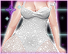Glitter Long Dress White