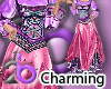 pink/purple fantasy dres