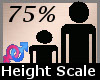 Height Scale 75 % -F-