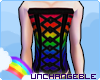 [U] Rainbow Male Corset