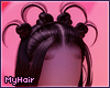 y2k space buns black v2