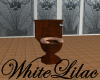 Cherry Wd n Tile Toilet