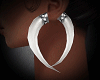 White Fang Earrings
