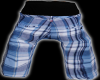 RL Blue Plaid Shorts
