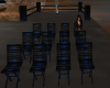 blue wedding chairs 
