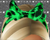 AP~ Green Leopard Bow