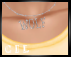 !C! WOLF NECKLACE/ F