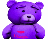 Hug me purple Bear