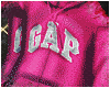 "GAP" 11s Pink Hoodie
