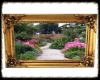 Garden Art in gold frame