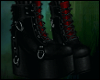 \/ Gothic Boots ~ Red