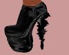!C-Leather Spiked Heels