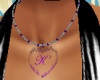 purple k necklace