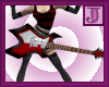 Red and black Guitar
