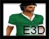 E3D- Green Sports Shirt