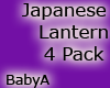 BA Asian Lanterns 4 Pack