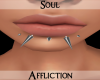 Lip Spikes - Silver