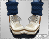M.Punk boots[Blue&White]