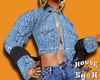 *HS Denim Biker Jacket