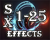 (SM)SX Effects 1-25