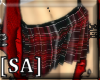 [SA] Red & Black Skirt
