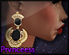 Princess Earrings |Black