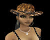 CAZZ*LEOPARD COWGIRL HAT