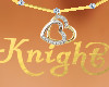 Knight Heart Necklace