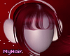 santhe + muffs burgundy
