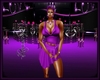 jupe mauve decollete
