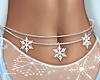 f. snowflake belly chain