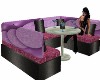 Club table and sofa pink