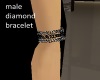 male diamond bracelet
