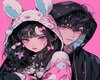 Bunny Couple Poster