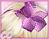 CC|Dotty Purple Bow