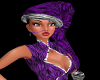 purple zeebra xmiss hat
