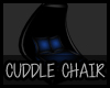 {EL} Blue Cuddle Chair