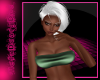 Leather Bra Green