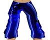 Blue Skull Raver Pants