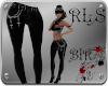 [BIR]Denim*Flora-black