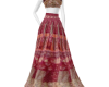 M Meroon lengha